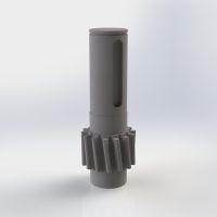 EJE PIÑON HELECOIDAL CAJA ACTUADORA RADIOS M6 Y PV